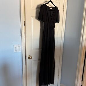 Elegant Black Maxi Dress